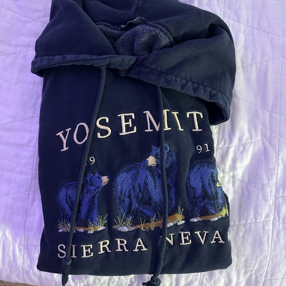 NAVY BLUE YOSEMITE HOODIE